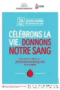 JOURNÉE MONDIALE DU DON DU SANG : 14 juin 2016