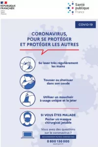 CORONAVIRUS : LES GESTES A ADOPTER